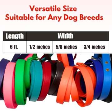 Jim Hodges Gummy Dog Leash - Perfect for Training Dogs