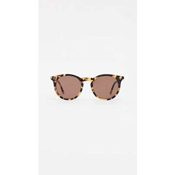 Illesteva Sterling Sunglasses, Tortoise with Brown, One Size