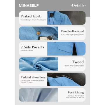 Blue Women’s Blazers for Stylish Casual Seasons