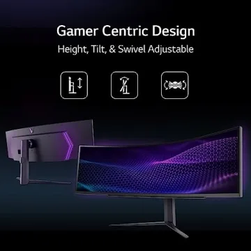 LG 49" UltraGear Curved Gaming Monitor for Gamers
