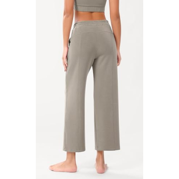 ODODOS Women's Modal Cropped Pants with Pockets