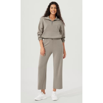 ODODOS Women's Modal Cropped Pants with Pockets