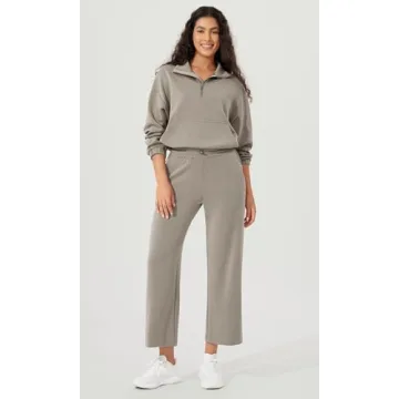 ODODOS Women's Modal Cropped Pants with Pockets