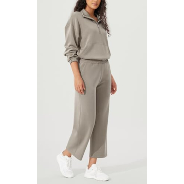 ODODOS Women's Modal Cropped Pants with Pockets