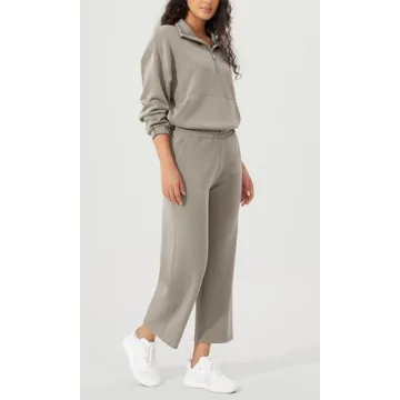 ODODOS Women's Modal Cropped Pants with Pockets