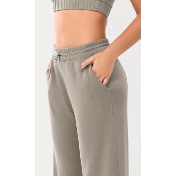 ODODOS Women's Modal Cropped Pants with Pockets