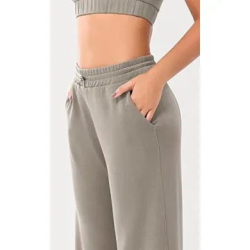 ODODOS Women's Modal Cropped Pants with Pockets