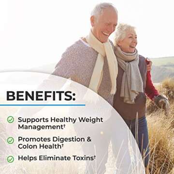 Colon Cleanser and Detox for Digestive Support - 15 Day Fast-Acting Extra Strength Cleanse with Probiotic Fiber, Psyllium Husk and Noni for Constipation Relief and Bloating Support, Non-GMO, 45 Count