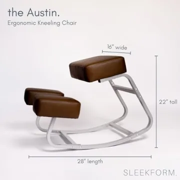 Sleekform Ergonomic Kneeling Chair for Home Office Comfort