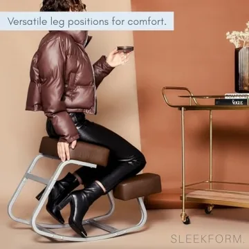 Sleekform Ergonomic Kneeling Chair for Home Office Comfort