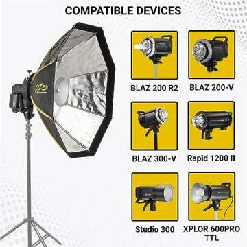 Glow EZ Lock 25" Octa Quick Softbox for Portraits and Fashion