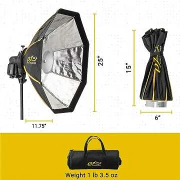 Glow EZ Lock 25" Octa Quick Softbox for Portraits and Fashion