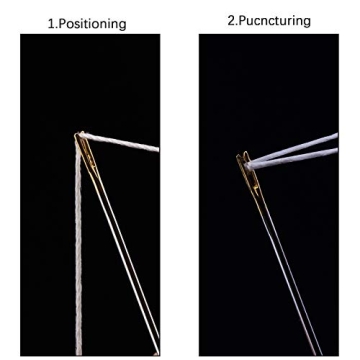 AIEX Self Threading Needles - 48 Durable Sewing Essentials