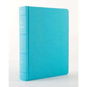 NLT Reflections Bible (Hardcover Cloth, Ocean Blue): The Bible for Journaling