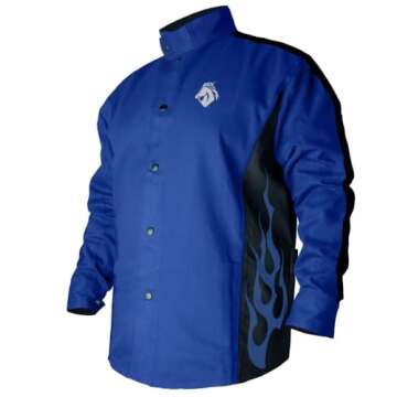 Revco unisex adult Waist protective work jackets, Blue, X-Large US