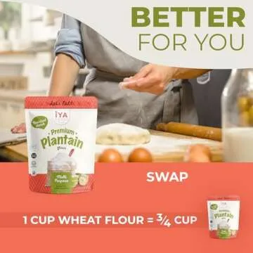Iya Foods Gluten-Free Plantain Flour - Healthy Substitute