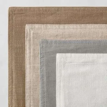 MIULEE Neutral Linen Pillow Covers - Elegant Accent Pieces