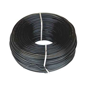 CCTI Rebar Tie Wire - 16 Gauge Black Soft Annealed 3.5 lb. Roll (Approx 340 Ft) - 1 Pack