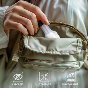 BELLE VOUS Mini Plastic Bottles with Lids (24 Pack) - Empty 1.7oz Shot Bottles - Small Miniature Bottles for Alcohol, Spirits, Liquor - Funnel Included