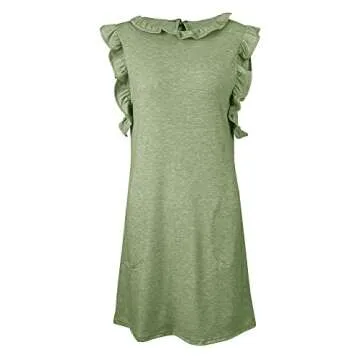 Uincloset Summer Dress with Pockets - Chic & Comfortable
