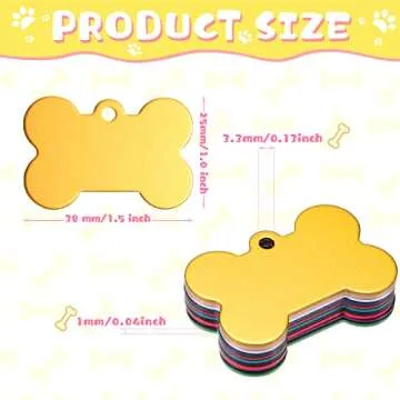 Customizable Aluminum Dog Tags for Pets