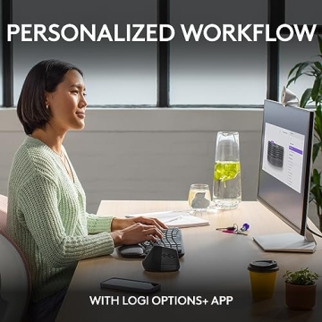 Logitech Wave Keys Ergonomic Keyboard for Home and Office