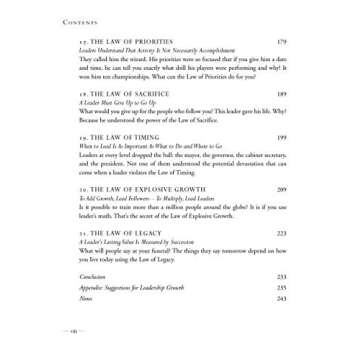 The 21 Irrefutable Laws of Leadership Workbook: Revised & Updated