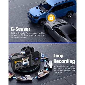 4K UHD Dash Camera with Night Vision and 32GB Card