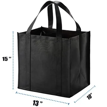 Buy NERUB Reusable Grocery Bags - 10 Pack of Durable Totes