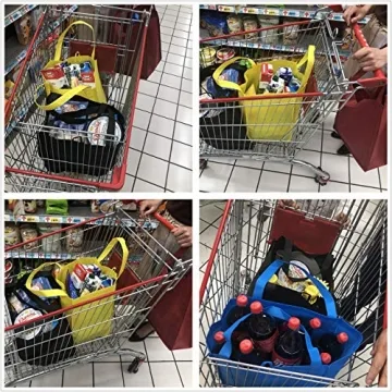 Buy NERUB Reusable Grocery Bags - 10 Pack of Durable Totes