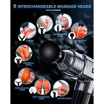 Neprock Deep Tissue Massage Gun with 20 Speeds & 8 Heads