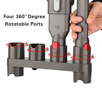 Fullclean Wall Mount Holder for Dyson V15 V8 Accessories