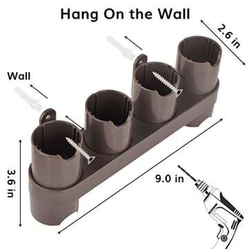 Fullclean Wall Mount Holder for Dyson V15 V8 Accessories