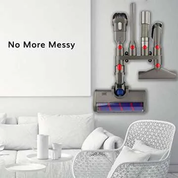 Fullclean Wall Mount Holder for Dyson V15 V8 Accessories