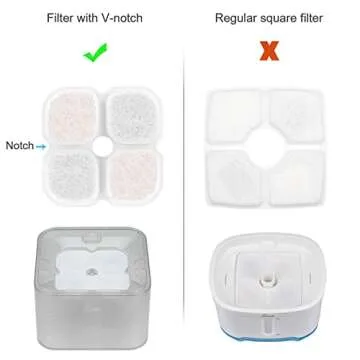 Cat Water Fountain Stainless Steel, 101oz/3L Pet Fountain with LED Light for Cats and Dogs (Clear)