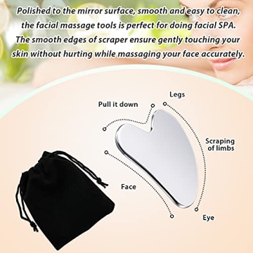 Premium Stainless Steel Gua Sha Tool for Skin Tightening & Massage