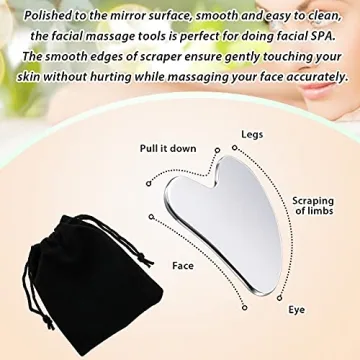 Premium Stainless Steel Gua Sha Tool for Skin Tightening & Massage
