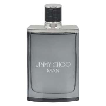 JIMMY CHOO Man Eau de Toilette - Long Lasting Fragrance with notes of Lavender, Pineapple Leaf & Patchouli - Sweet & Musky - 3.3 fl. oz.
