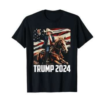 Trump 2024 4th of July Patriotic America Independence Day T-Shirt