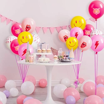 AellasNervalt 50Pcs Preppy Y2K Hot Pink Balloons
