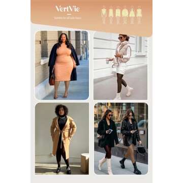 Vertvie Women's Fleece Lined Tights Sheer Fake Translucent One Seam Warm Pantyhose Thick High Waisted Thermal Leggings Winter(Coffee Sheer-Skin Fleece,220g-Thick Fleece,Small-Medium Plus)