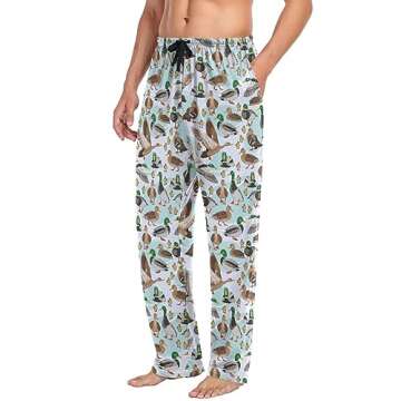 ALAZA Mallard Ducks Men's Pajama Pants for Ultimate Comfort