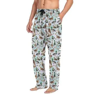 ALAZA Mallard Ducks Men's Pajama Pants for Ultimate Comfort