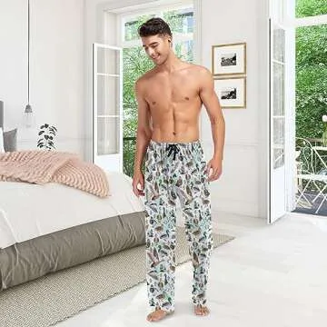 ALAZA Mallard Ducks Men's Pajama Pants for Ultimate Comfort