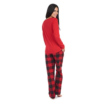Cherokee Women's Soft Cotton Micro Fleece Pajama Set