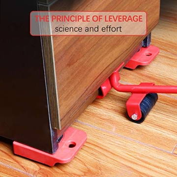 Heavy Duty Furniture Lifter with Rotatable Pads for Easy Moving