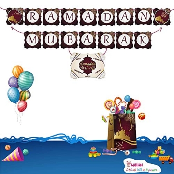 LARZN Eid Mubarak Bags - Vibrant Party Supply Set