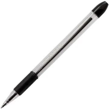 Pentel R.S.V.P. Ballpoint Stick Pen, Black Ink, Fine, Dozen