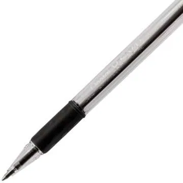 Pentel R.S.V.P. Ballpoint Stick Pen, Black Ink, Fine, Dozen