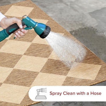 nuLOOM 7x9 Outdoor Area Rug - Stylish & Durable